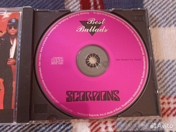 CD Scorpions Best Ballads Лучшие хиты