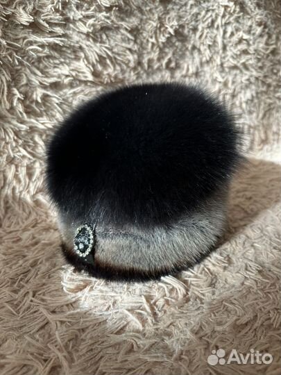Шапка норковая женская