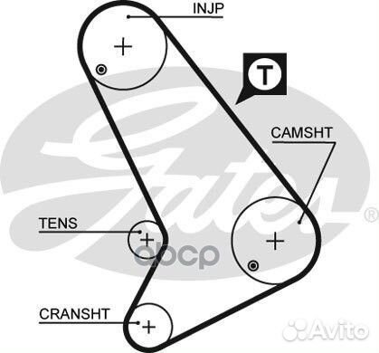 Ремень грм 5572XS Gates