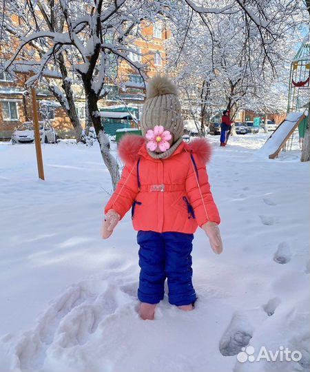 Зимний комплект (штаны куртка) на 1-2года