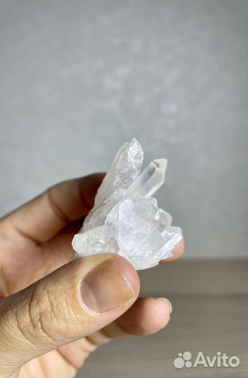 Друза горного хрусталя натуральная