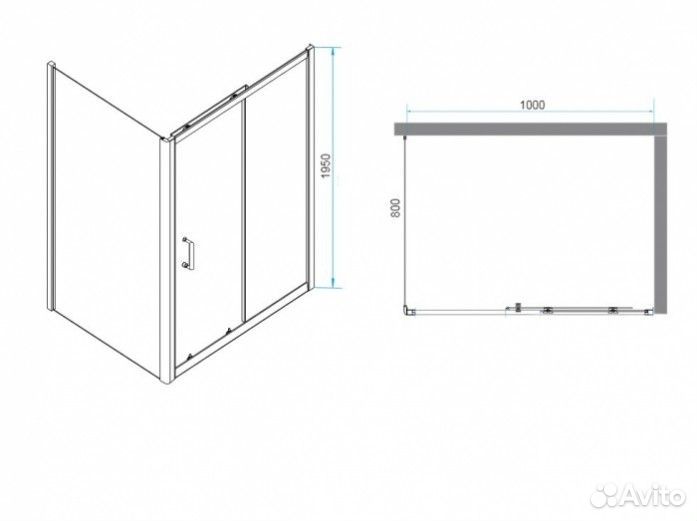 Душевой уголок RGW Passage PA-74-1 100x80