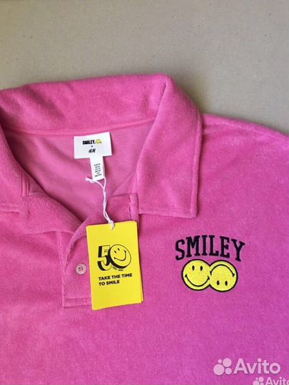 Новая футболка H&M Smiley