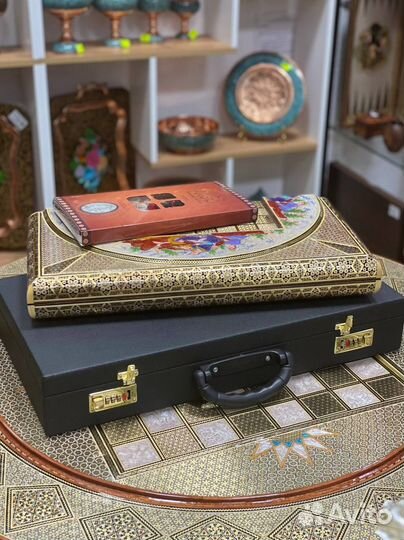 Шахматы-Нарды Хатам Иран Ручная Работа