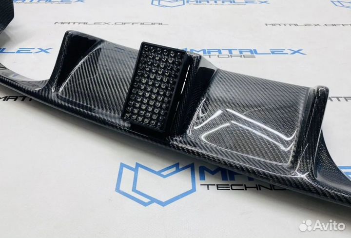 Диффузор BMW F80 F82, Vorstainer, карбон со стопом