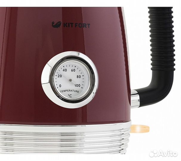 Чайник Kitfort KT-633-2 1.7л. 2150Вт красный (корп