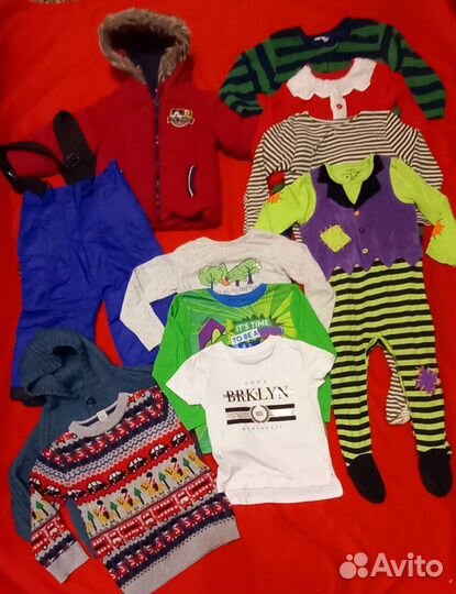 Вещи пакетом на мальчика на 12-18 и 18 -24 месяцев