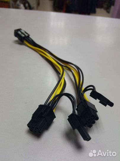 Переходник/разветвитель питания 2*8(2*6) pin - 8(6