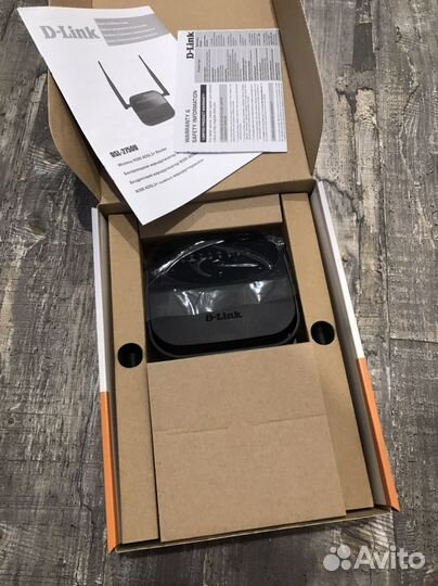 Новый Wi-Fi роутер D-link DSL-2750U, adsl2