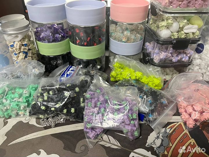 Свитчи для клавиатуры Gateron, Jwick, KTT, Durock