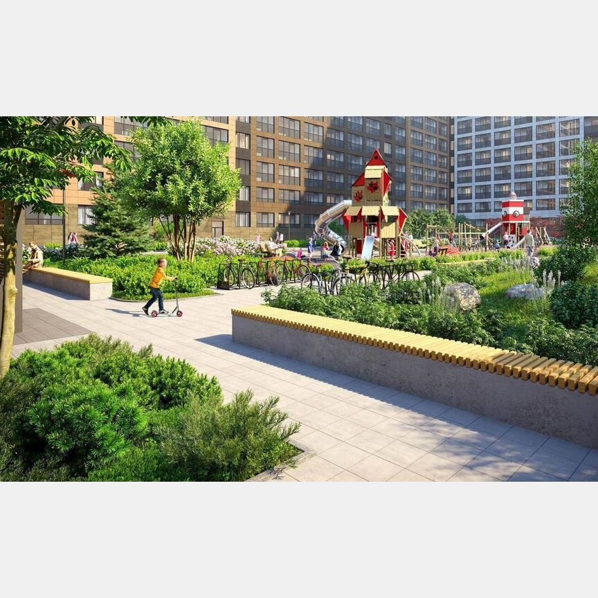 2-к. квартира, 54,1 м², 6/21 эт.