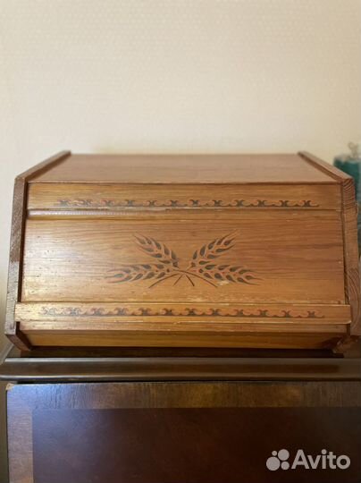 Хлебница деревянная СССР
