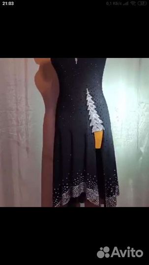 Платье для спортивных бальных танцев