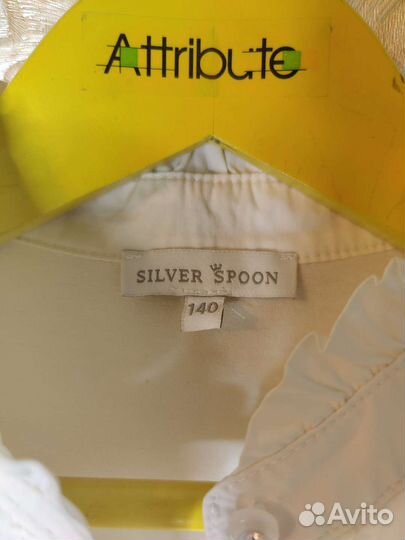 Школьная рубашка для девочки silver spoon 140