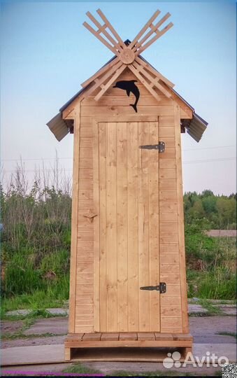 Дачный туалет с установкой