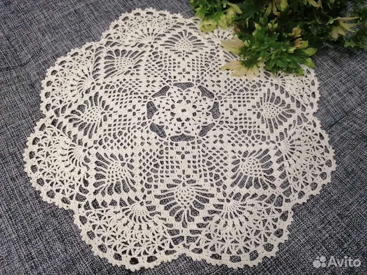 Салфетки вязаные крючком