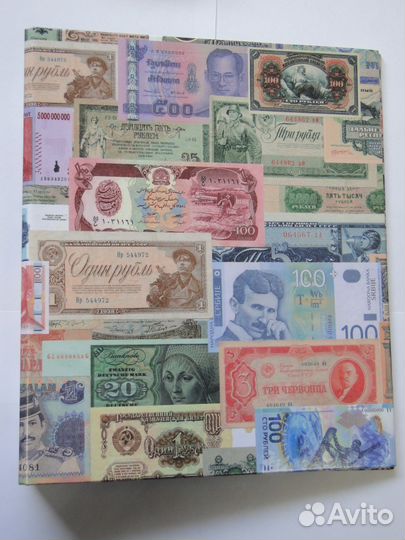 Папка для хранения коллекции банкнот