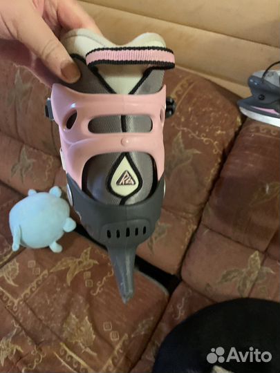 Коньки детские для девочки,размер 34-36