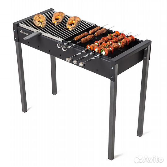 Стационарный мангал из толстой стали 3 мм
