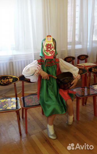 Народное платье (Алёнушка, Матрёшка) на 92-110см