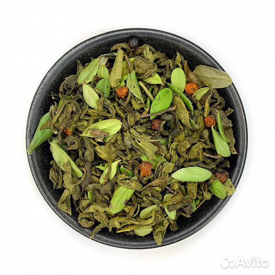 Зеленый чай Таежный с ягодами