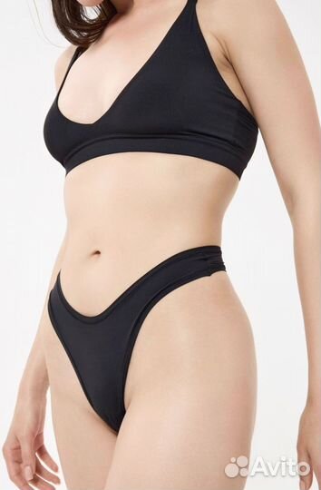 Стринги laodo с глубоким вырезом