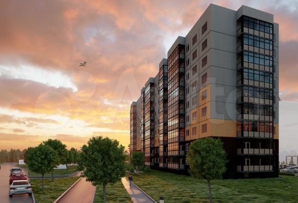 2-к. квартира, 54,4 м², 7/9 эт.