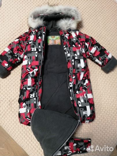 Зимний комбинезон от 0 до 1 года