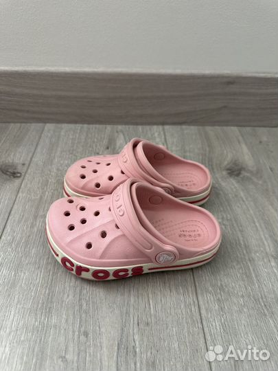 Crocs сабо с8 розовые