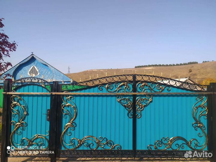 Ворота кованые
