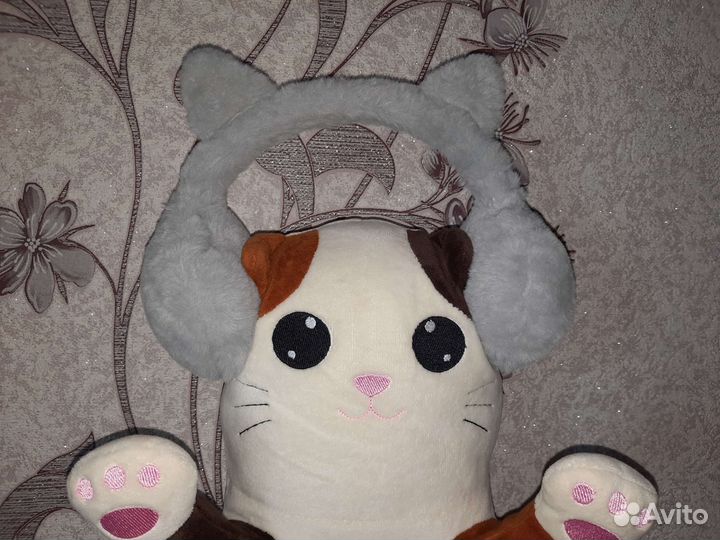 Ободок/наушники теплый на уши