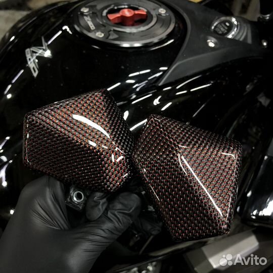 Ламинация Настоящим Карбоном (углетканью)