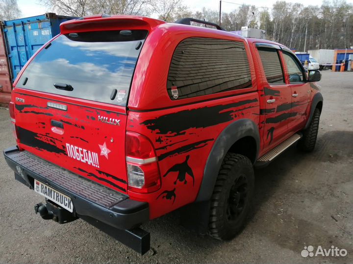 Кунг RT(тv4) toyota hilux 2006-2014 В цвете