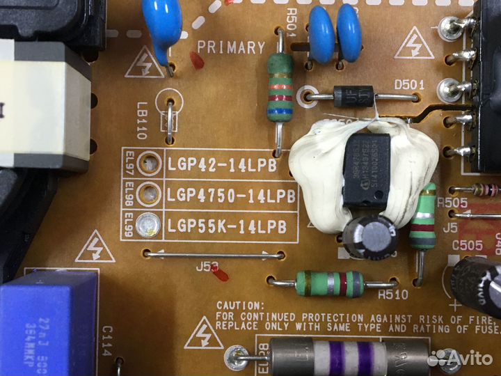 Блок питания EAX65424001 (2.2) LG 55LB673V