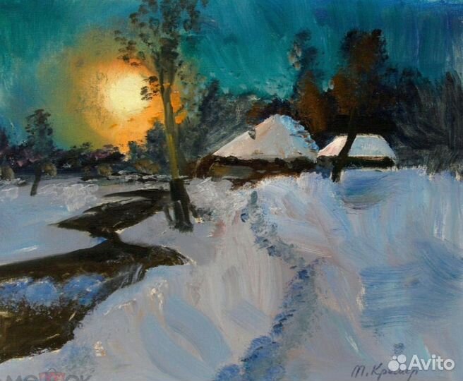 Марк кремер (1928-2021) Холст/39х45см