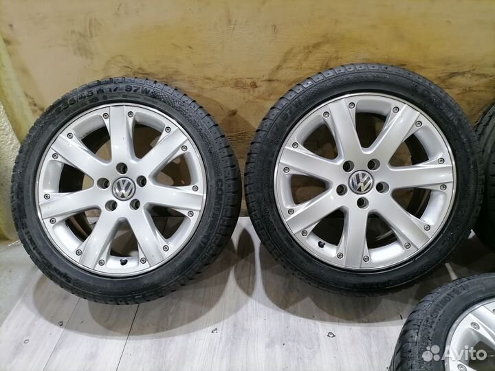 Колеса в сборе 5 шт. VAG BBS R17 VW Passat B6