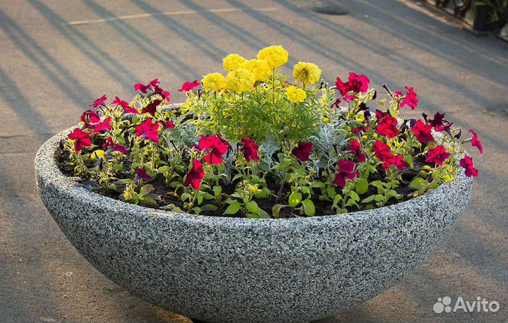 Вазон бетонный Плато