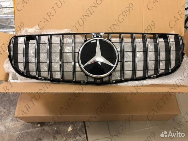 Решетка радиатора Panamericana Mercedes GLC хром