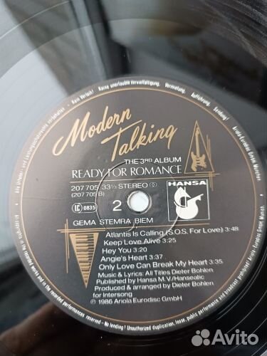 LP Modern Talking
