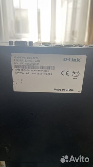 Коммутатор D-link DES-1228