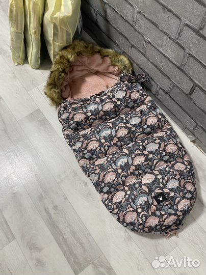 Конверт в коляску (три вида розовых )