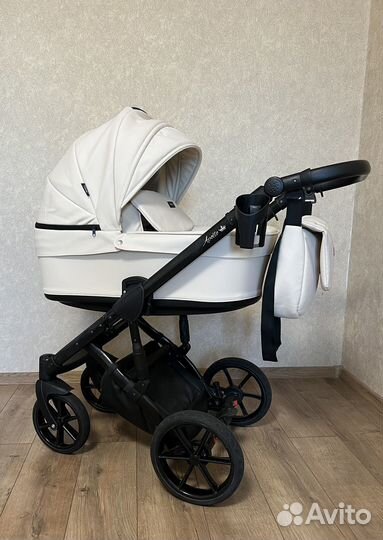3в1 как новая (эко-кожа) коляска Quali