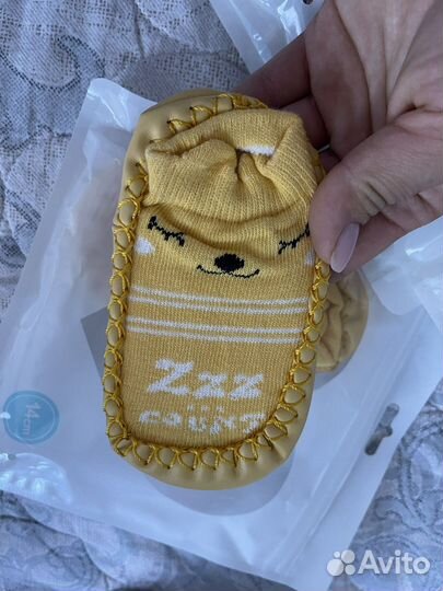 Носки детские тапочки для новорожденных