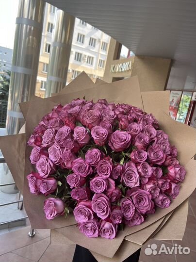 51 роза Крупная Эквадор