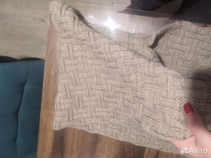 Шарф снуд женский теплый