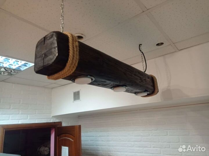 Светильники из дерева ручной работы