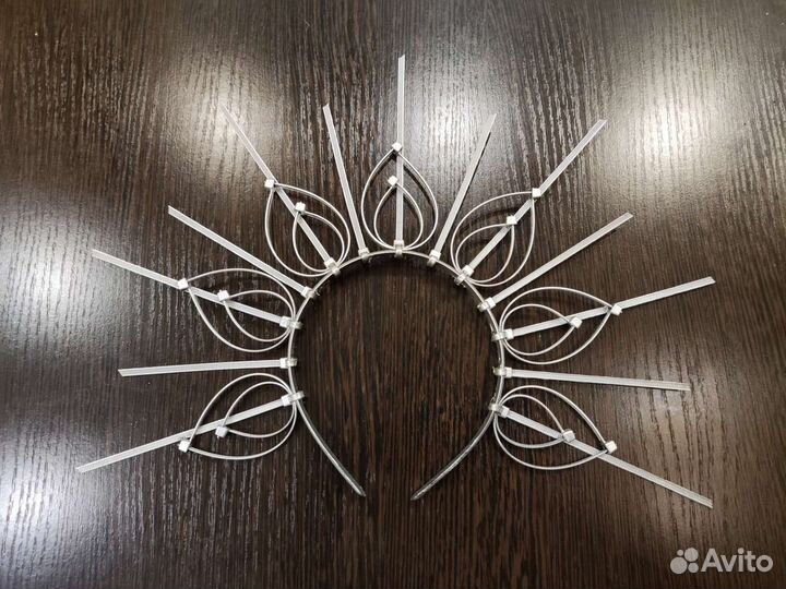 Ободок корона с лучами диадема