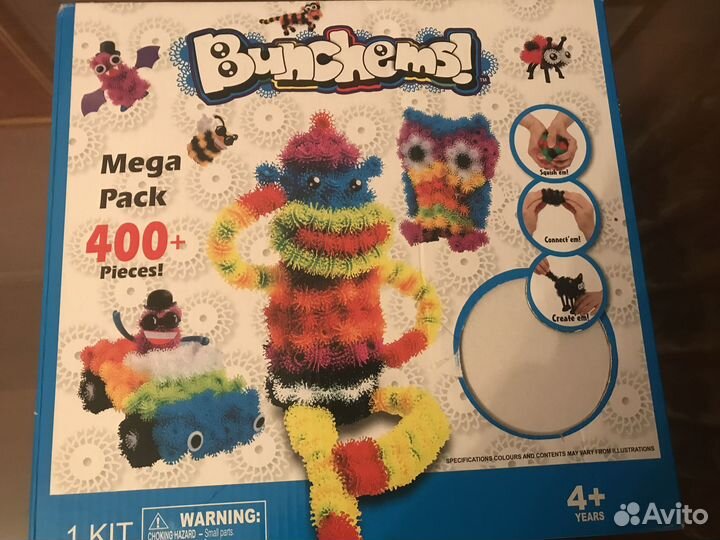 Bunchems конструктор липучка