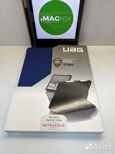 Чехол UAG Metropolis для iPad 9.7 blue
