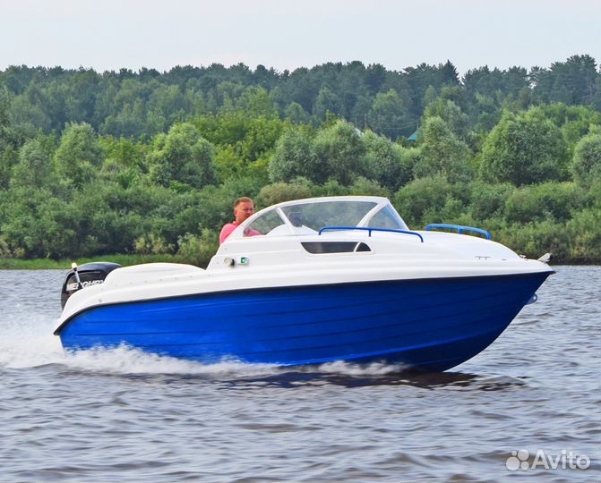 Катер c каютой Неман 550 комбинированный новый